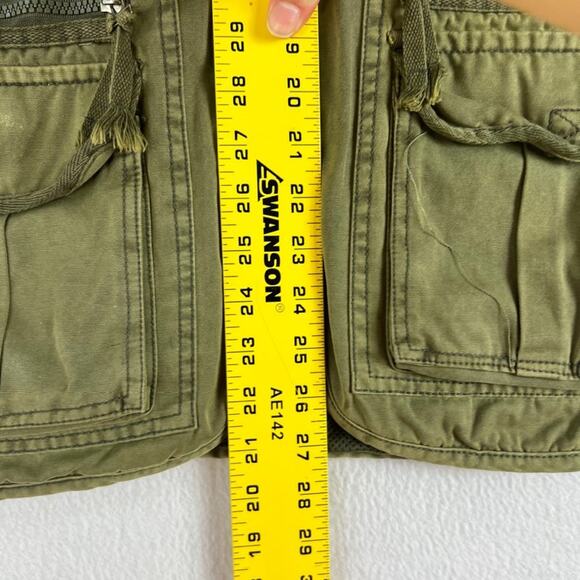 Vtg B.W.Cheng Wear Cargo Vest M/L Utility Multi Pocket Outdoor Fishing Hiking - Picture 10 of 11